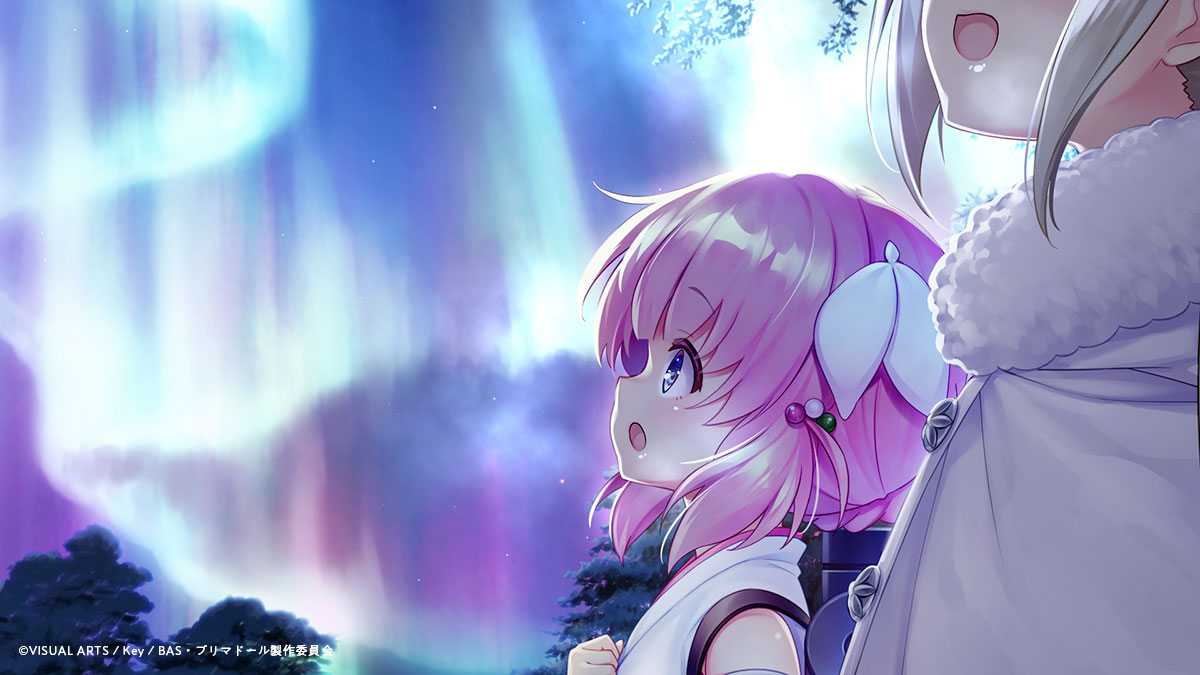 プリマドール：冬空花火／雪華文様