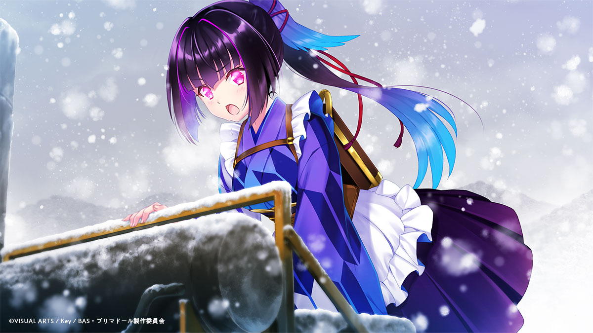 プリマドール：冬空花火／雪華文様