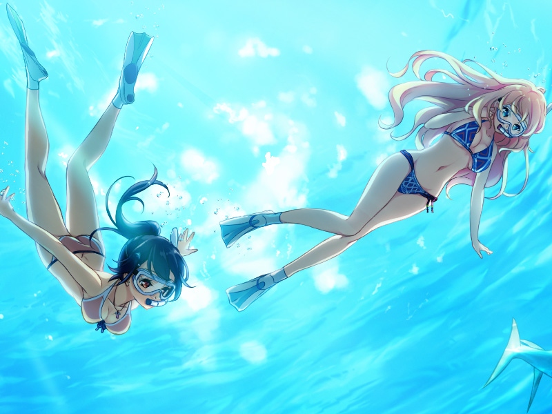 空と海が、ふれあう彼方
