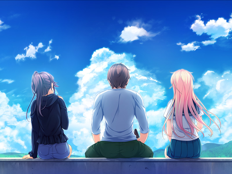 空と海が、ふれあう彼方